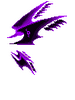 New Dark Purple Fairy Wing